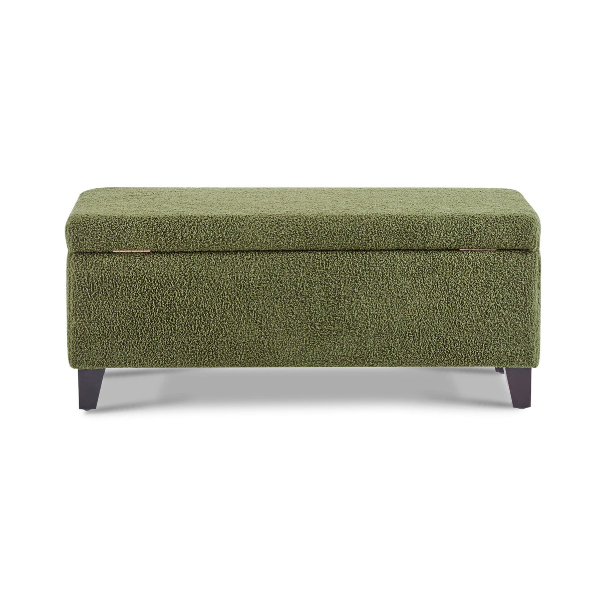 Storage Ottoman With Flip Top Lid - Retro Green
