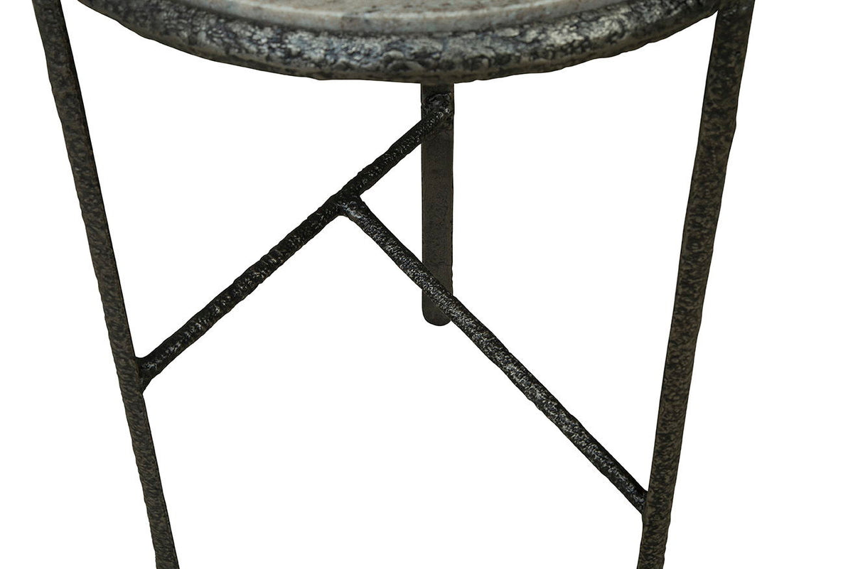 Ferris - End Table - Gray / Black