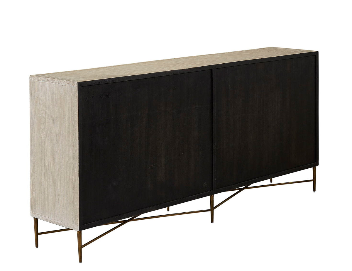 Emiko - 4-Drawer Server - Light Brown