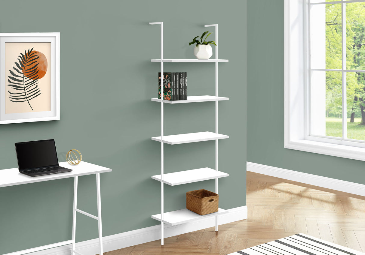 Etagere Bookcase Ladder 5 Tier For Office - Etageres - Alpine Outlets