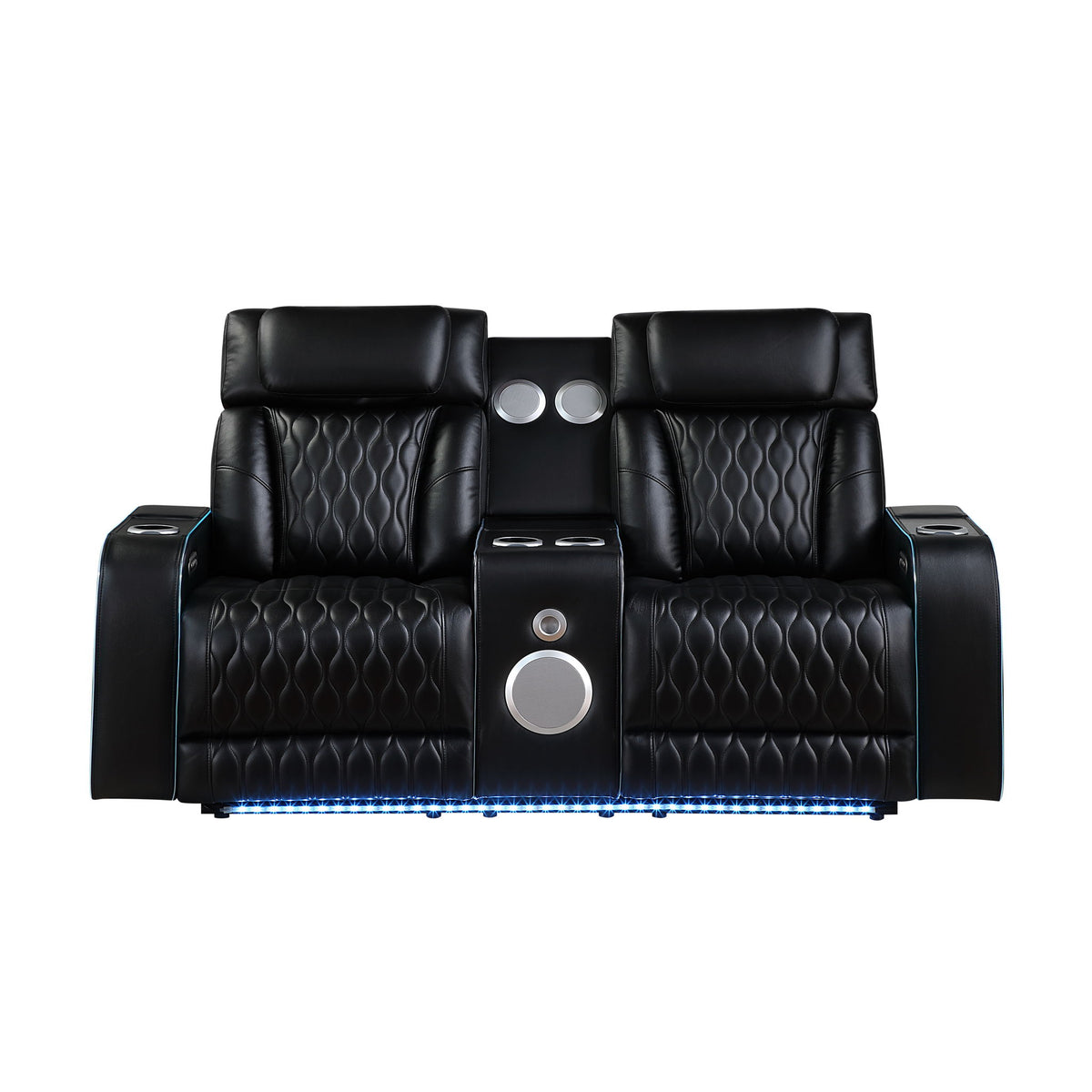 Electra - Power Reclining Set With Power Headrests, Massage And LED Lighting