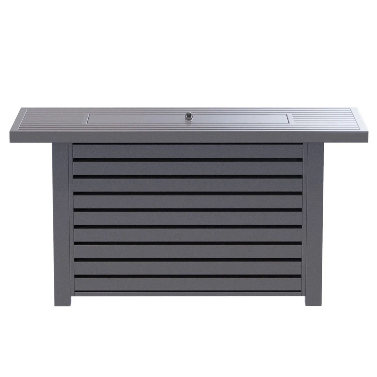 Propane Gas Outdoor Fire Pit Table with Lid Steel 50000 BTU 20x25in