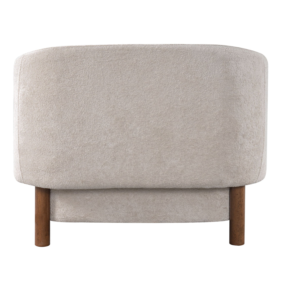 Modern Accent Chair With Recessed Arms And Tight Back