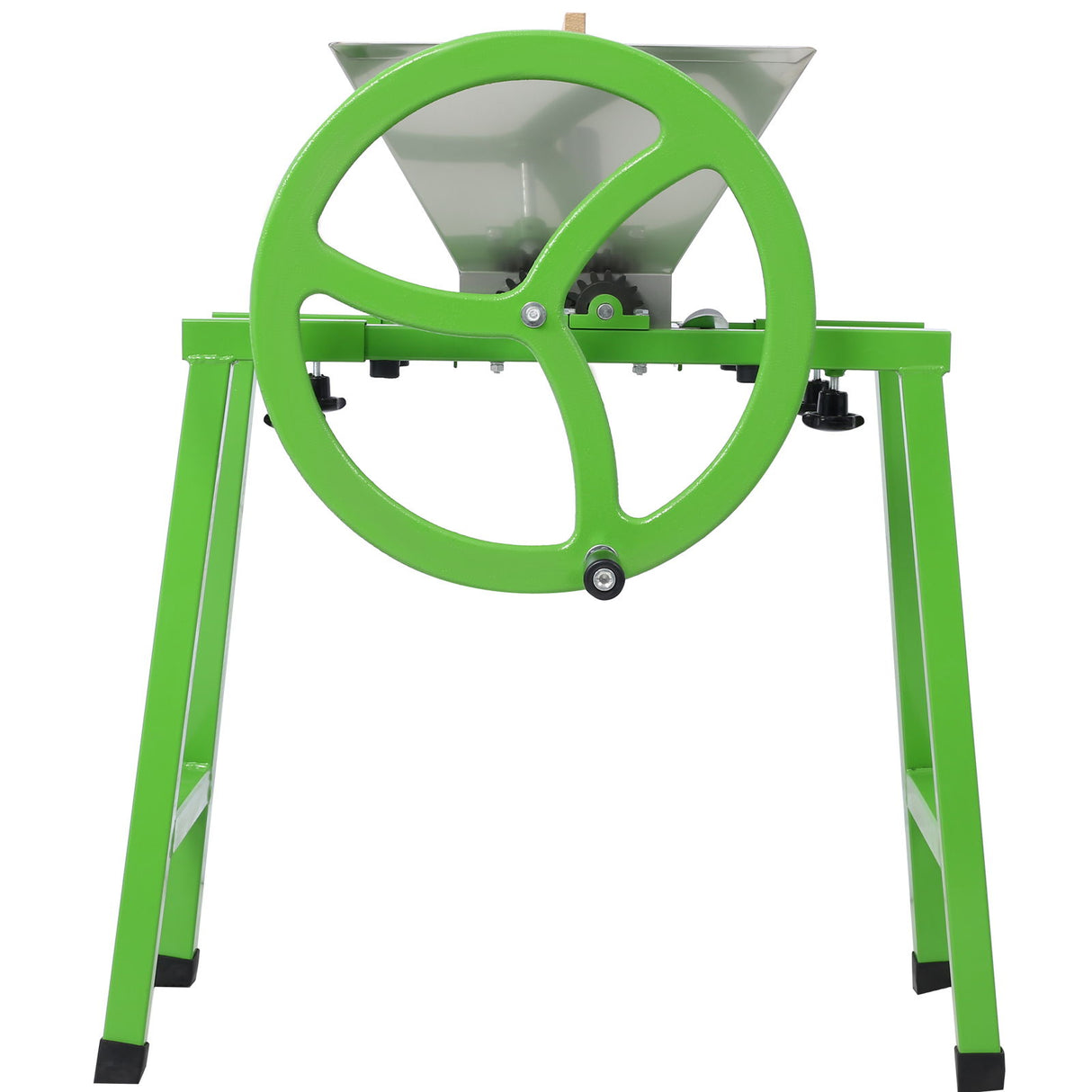 Manual Juice Maker Fruit Wine Press And Crusher With Filter Bag For Apple, Grape, And Berries - Green