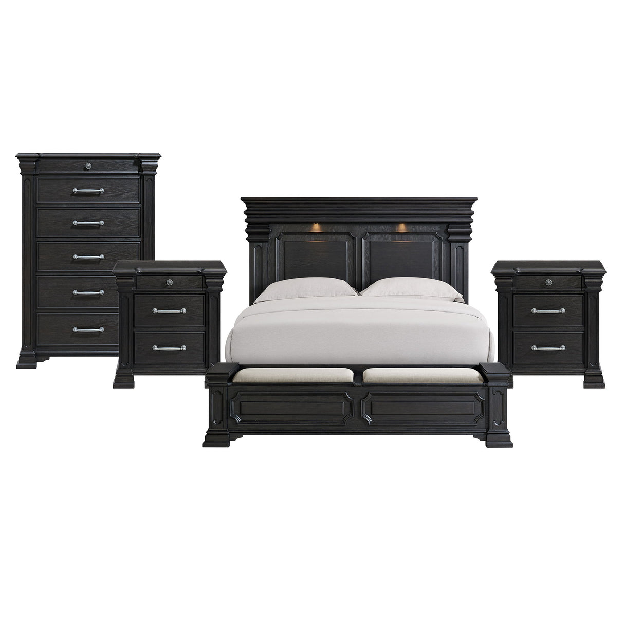 Kings Court - Storage Bedroom Set