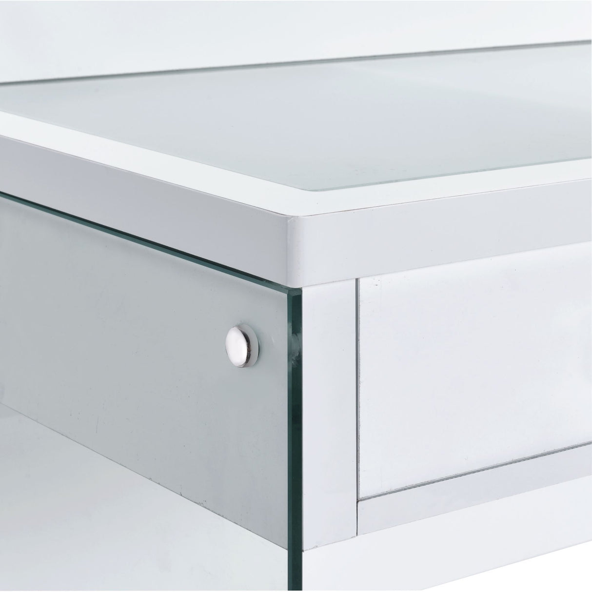 Jacey - Complete Vanity With Lightbulbs - Glossy White