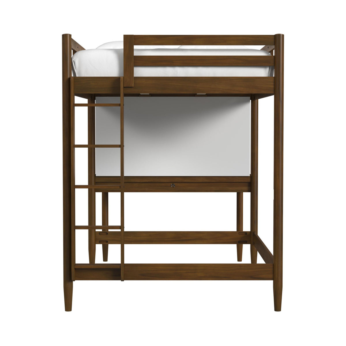 Malibu - Full Loft Bed - Walnut