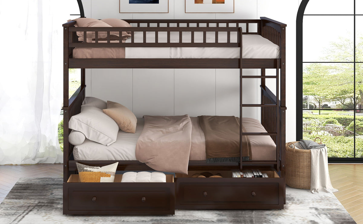 Bunk Bed With Drawers, Convertible Design