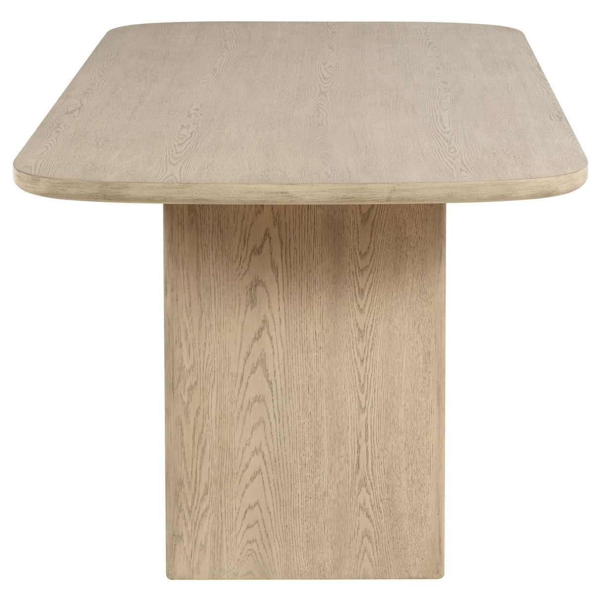 Kimpton - Counter Height Dining Table With Storage Cabinet And Shelves - Beige