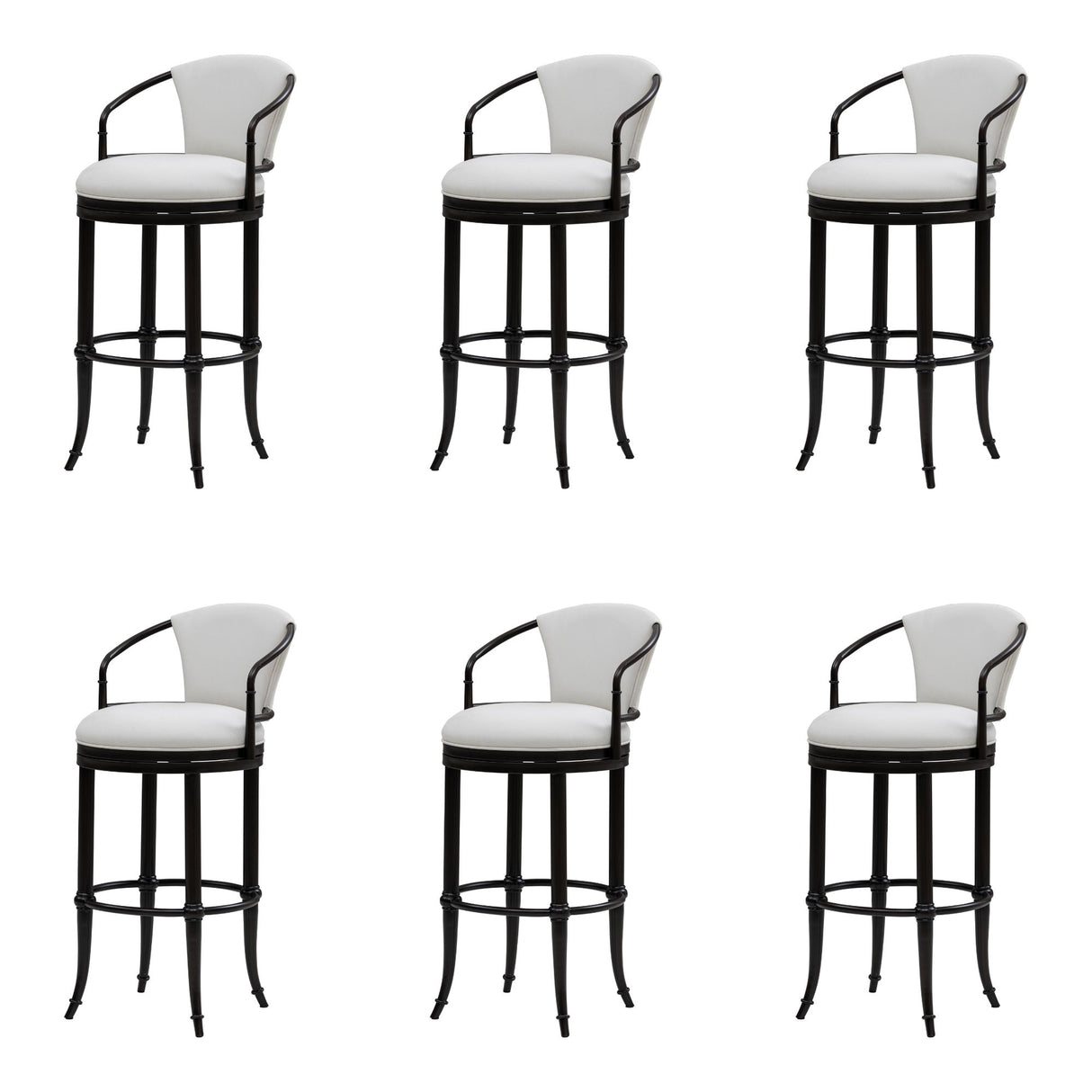 Otis - Upholstered Swivel Bar Height Barstool