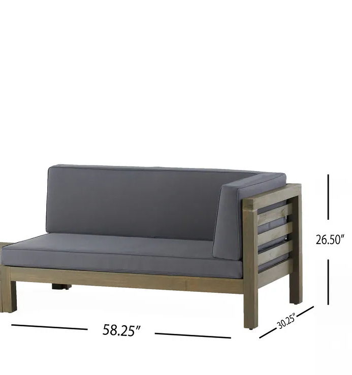Oana - Corner Bench And Coffee Table
