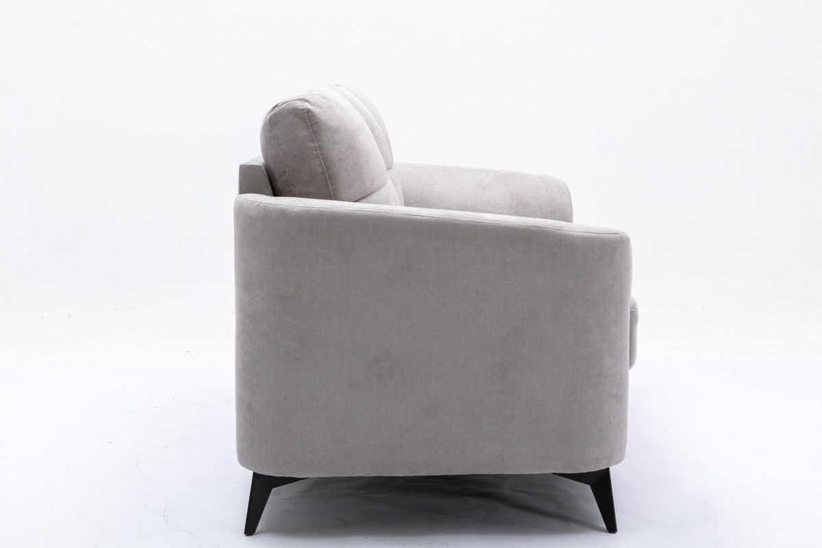 Callie - Living Room Sofa, Loveseat (Set of 2) - Light Gray