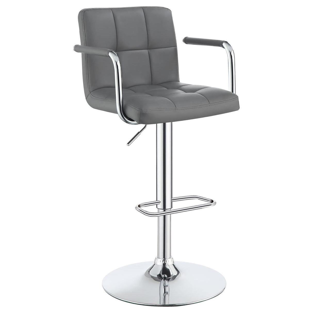 Adjustable Bar Stool With Hydraulic Height Adjustment