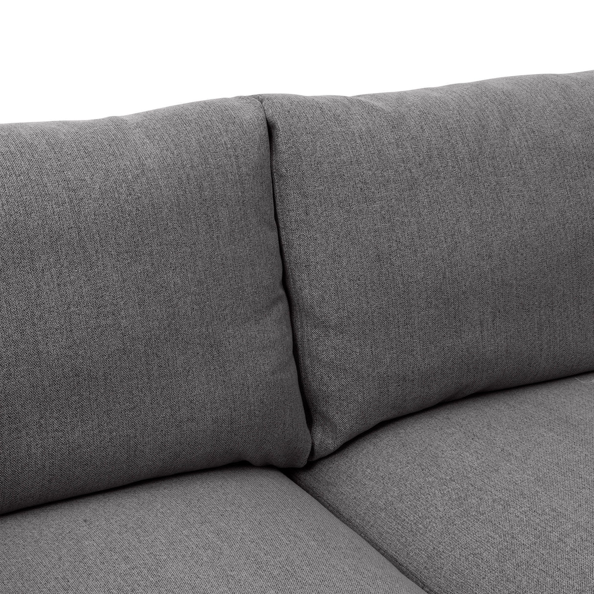 Serenity - Sofa Metal Legs - Gray / Black