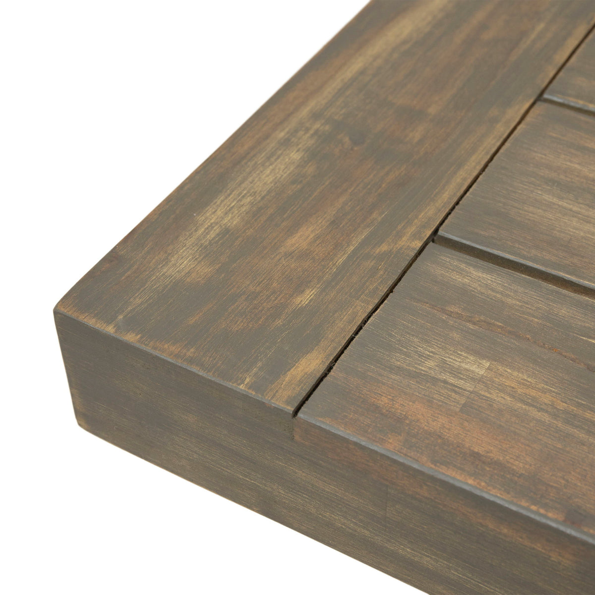Outdoor Patio Bench - Gray / Black
