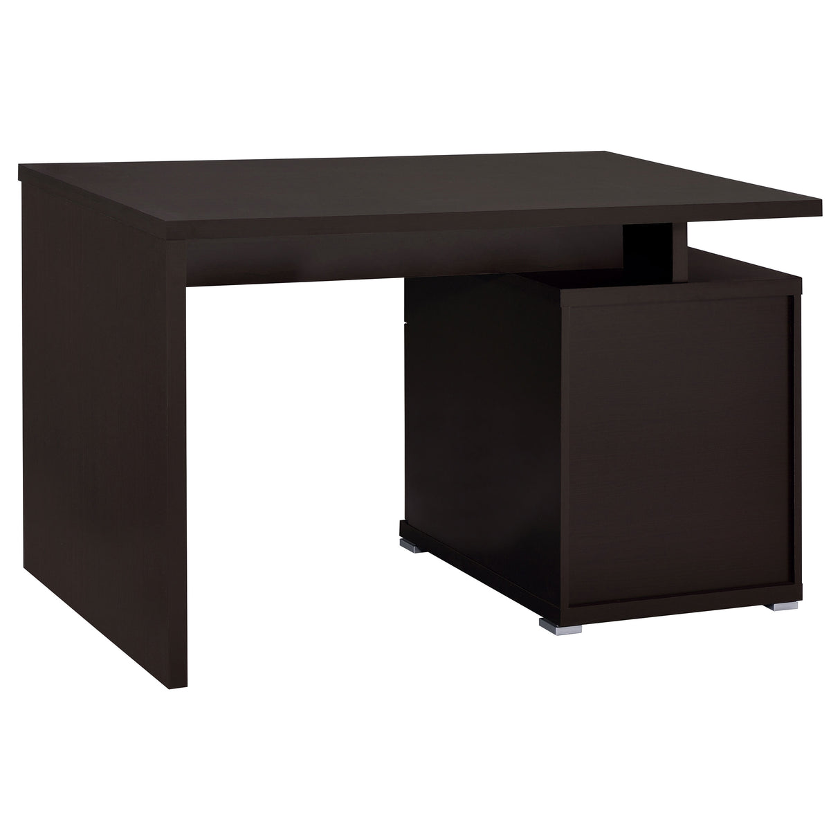 Irving 47-Inch 2-Drawer Office Desk in Cappuccino