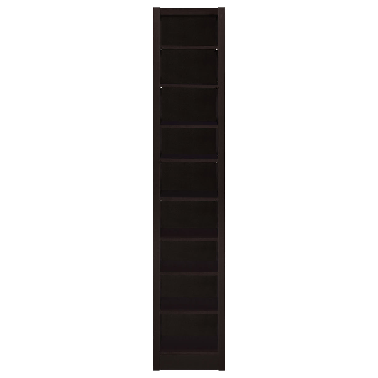 Eliam 71-Inch 8-Shelf Bookcase in Cappuccino