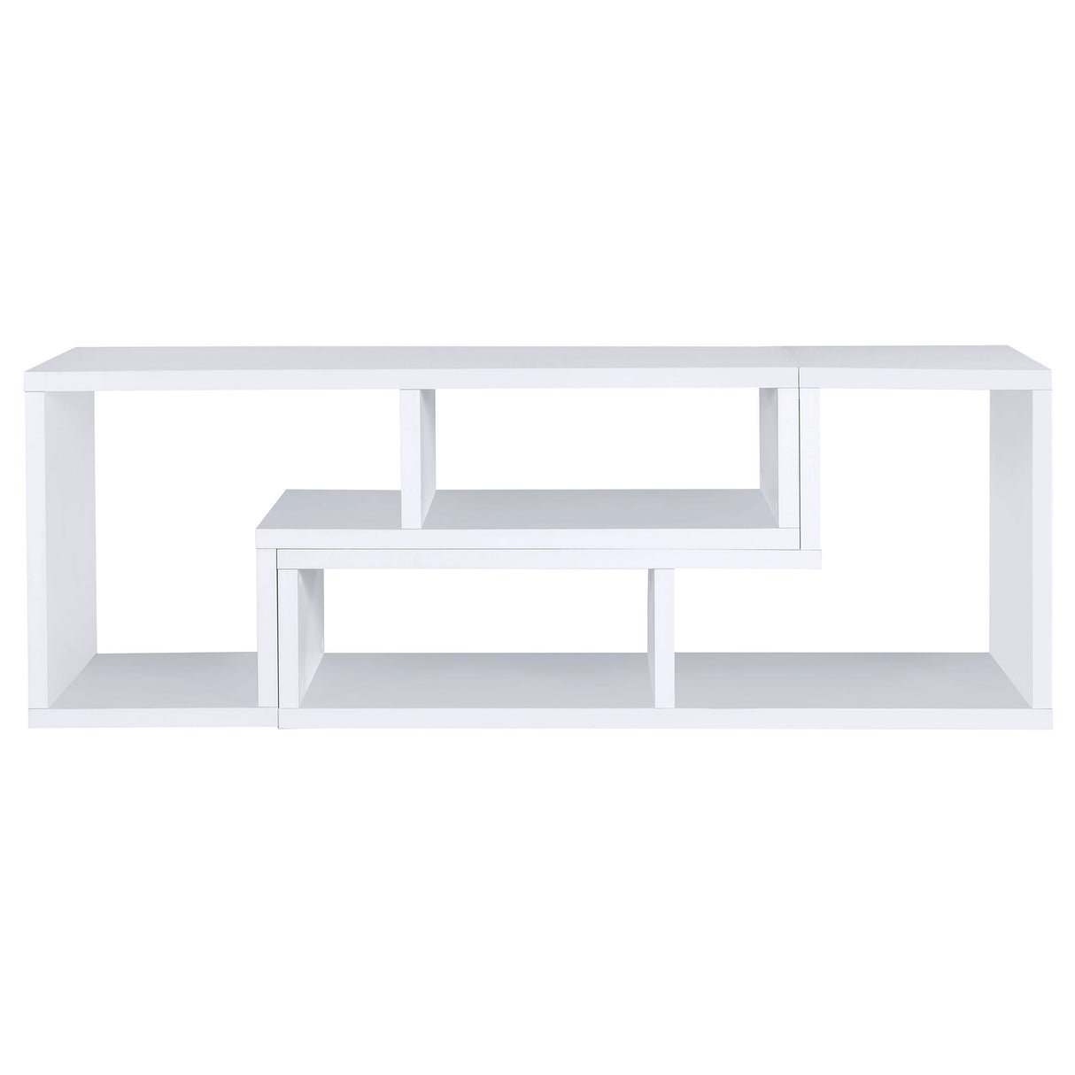 Velma White Multipurpose TV Stand and Bookshelf
