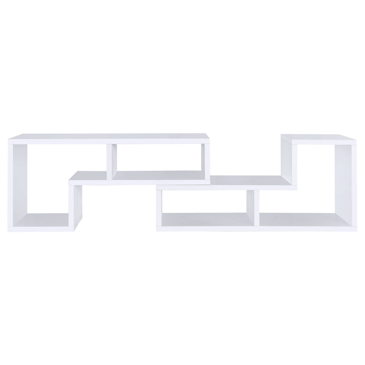 Velma White Multipurpose TV Stand and Bookshelf