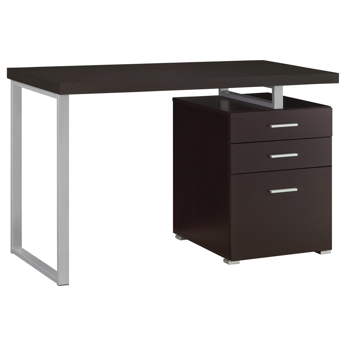 Brennan 47-inch 3-Drawer Office Computer Desk in Cappuccino