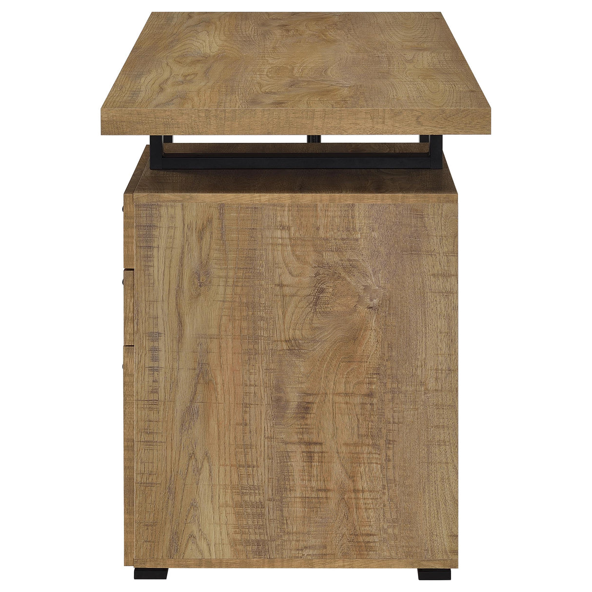 Brennan 47-Inch 3-Drawer Office Computer Desk, Mango