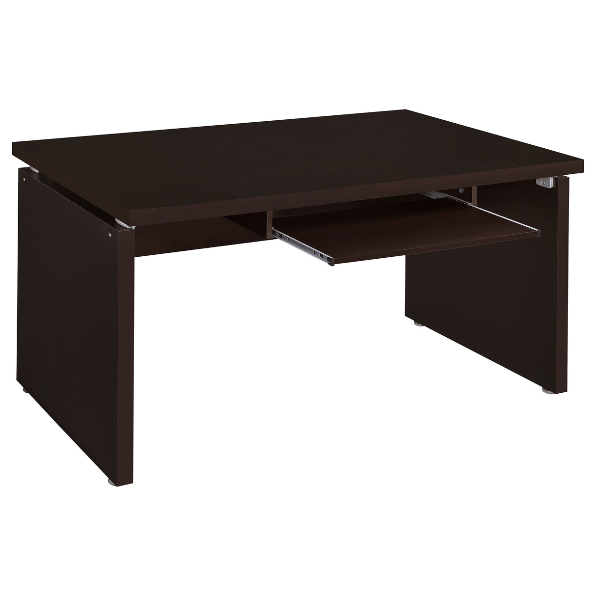 Skylar 55-Inch Computer Desk with Keyboard Drawer, Cappuccino