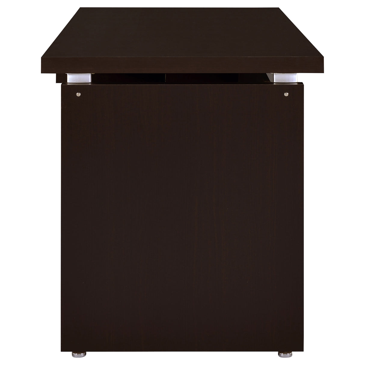 Skylar 55-Inch Computer Desk with Keyboard Drawer, Cappuccino