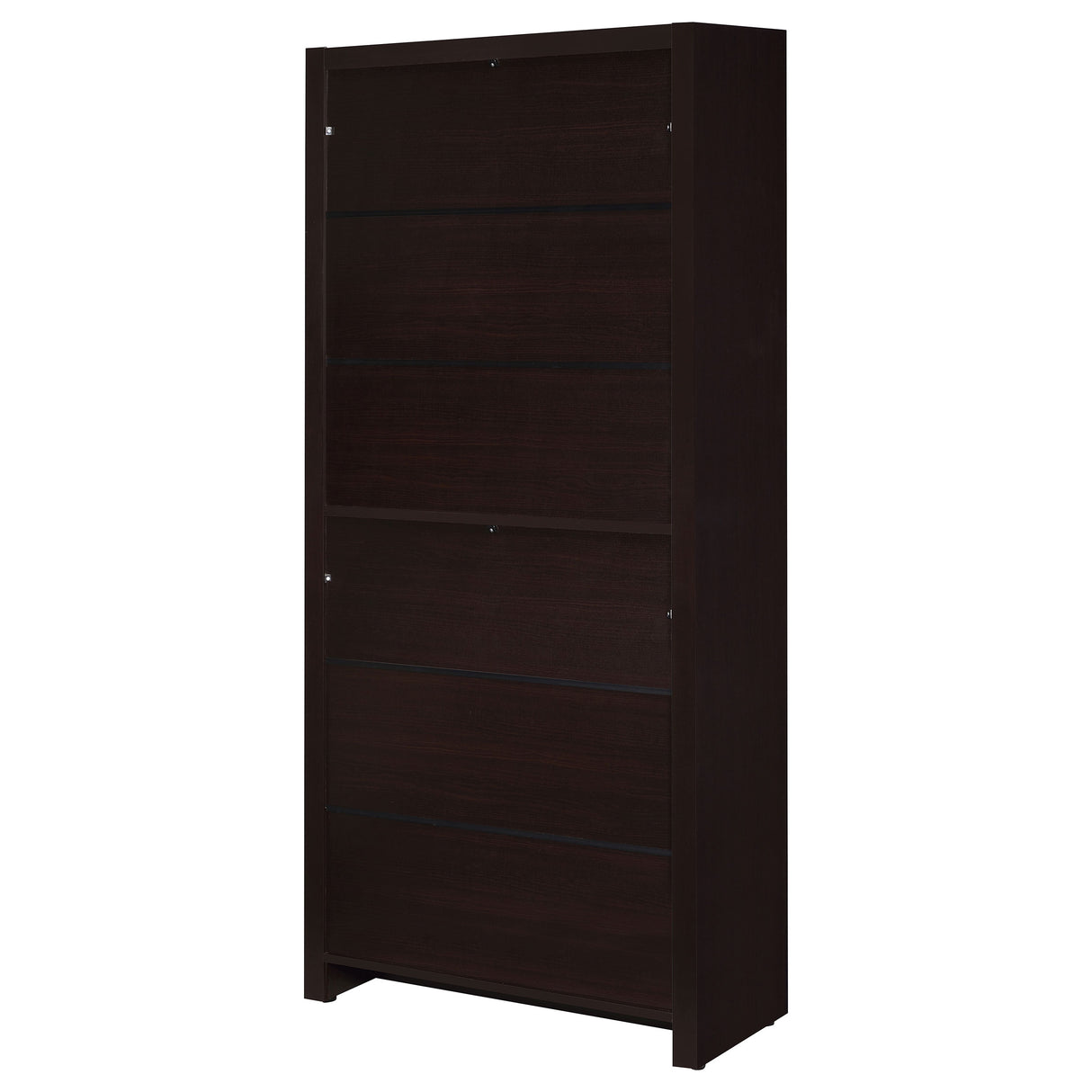 Skylar 71-Inch 5-Shelf Bookcase with Drawer, Cappuccino