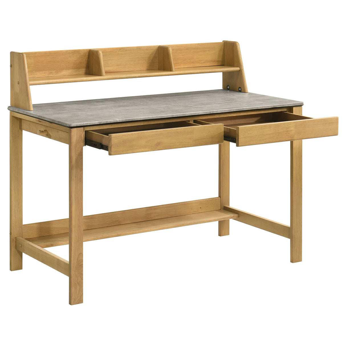 Besler 47-inch SmartTop Writing Desk with Shelf