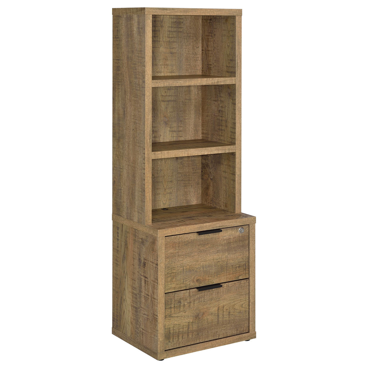 Westpark 3-Shelf Bookcase with USB Charging - Mango