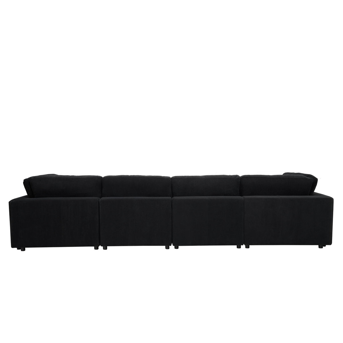 Upholstered Modular Sectional & Custom Configuration And Toss Pillows