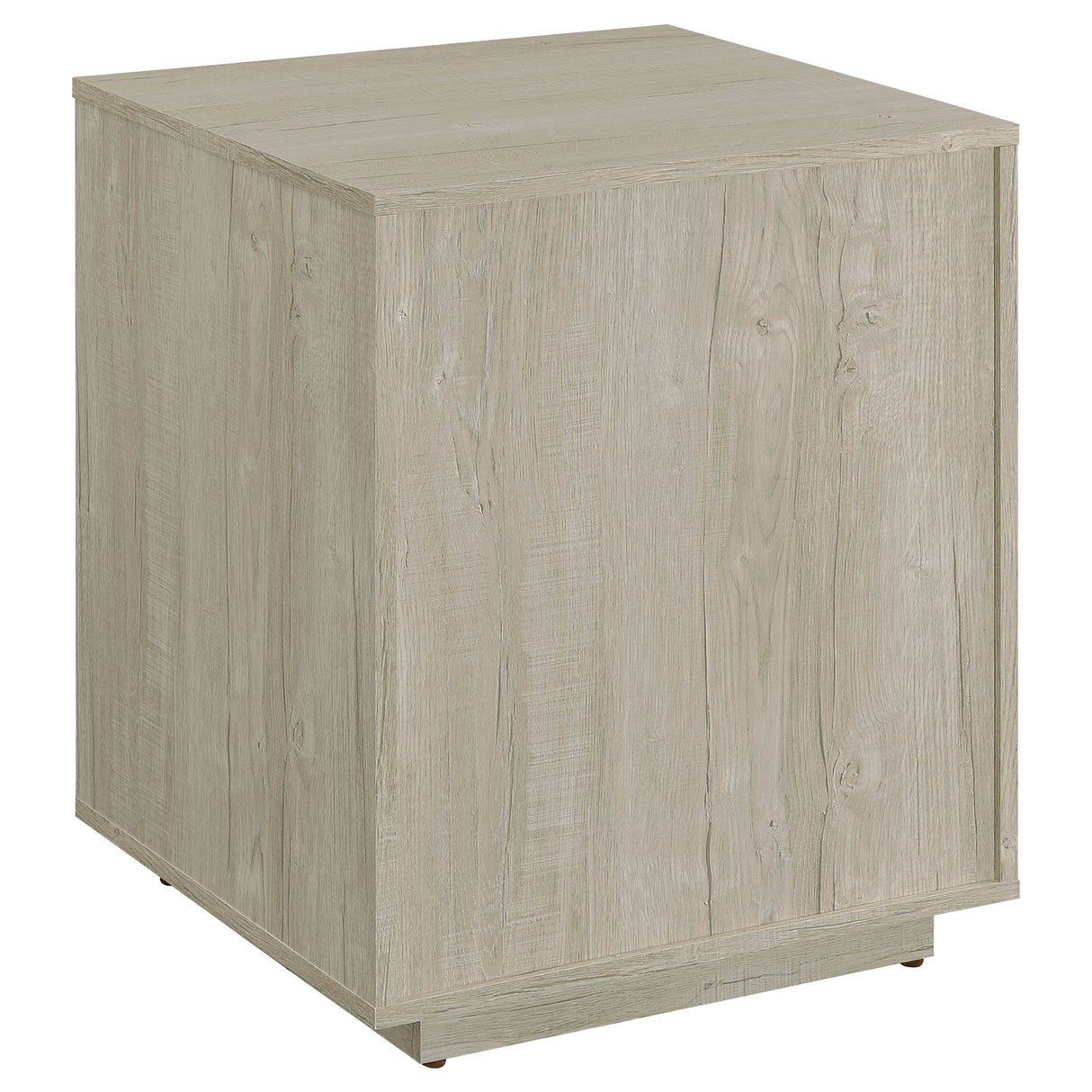 Loomis 3-Drawer Home Office File Cabinet, Whitewashed Grey