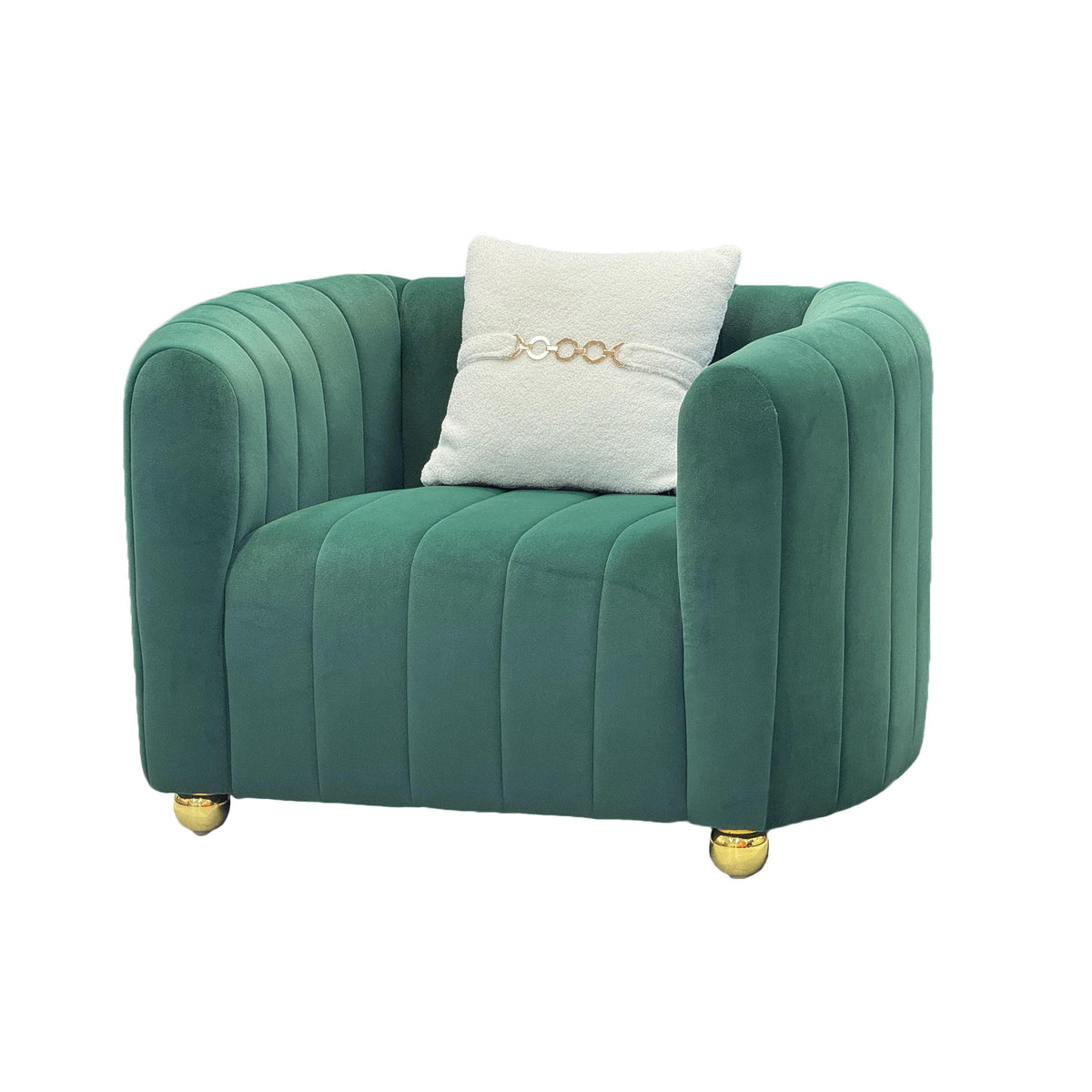 Single Sofa With High Resilience Foam