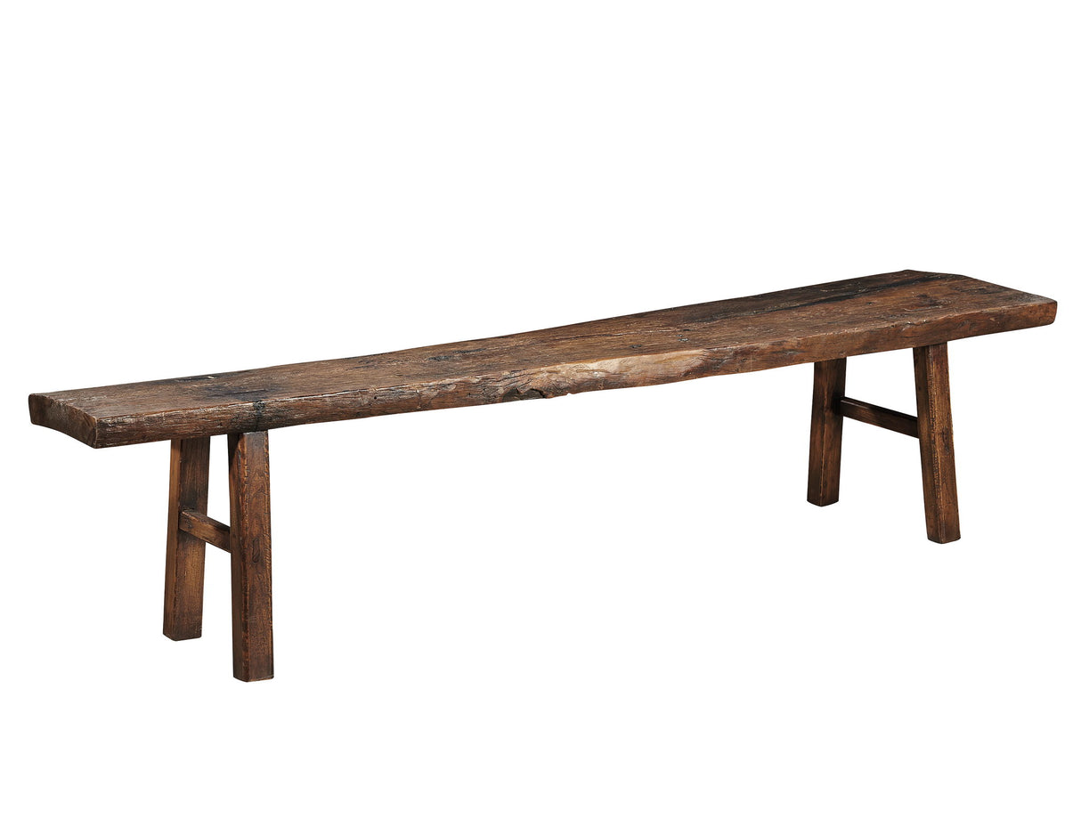 Antique - Simple Bench - Dark Brown