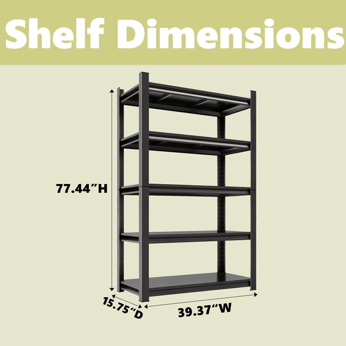 Adjustable Height Storage Shelving Units