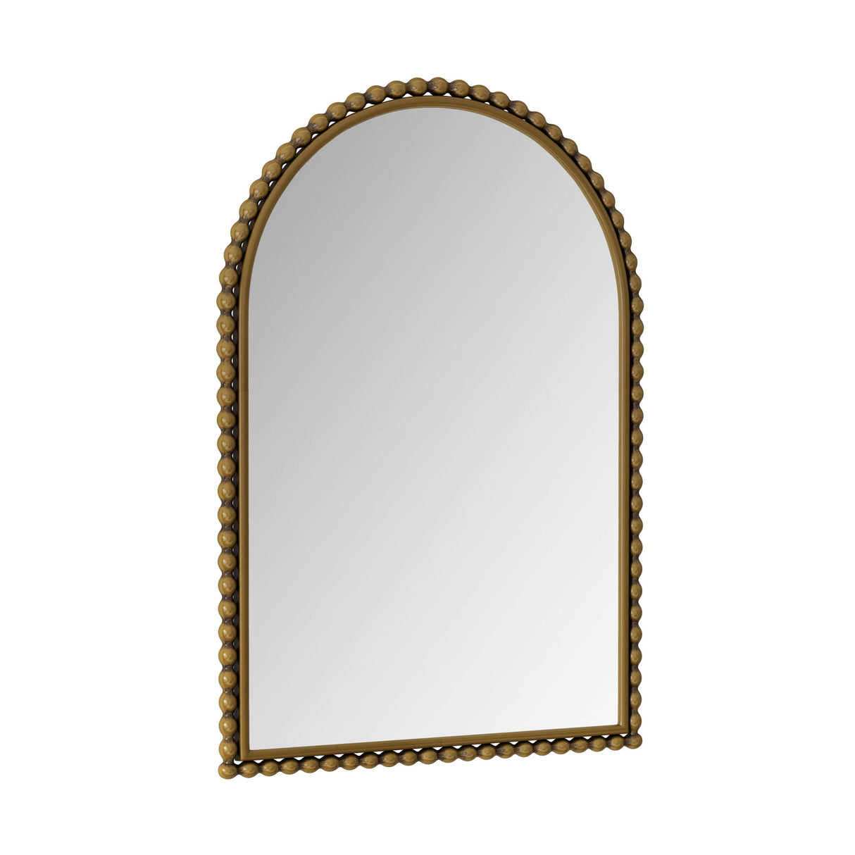 Vintage Iron Art Arch Mirror, Wall Hanging Or Table Display
