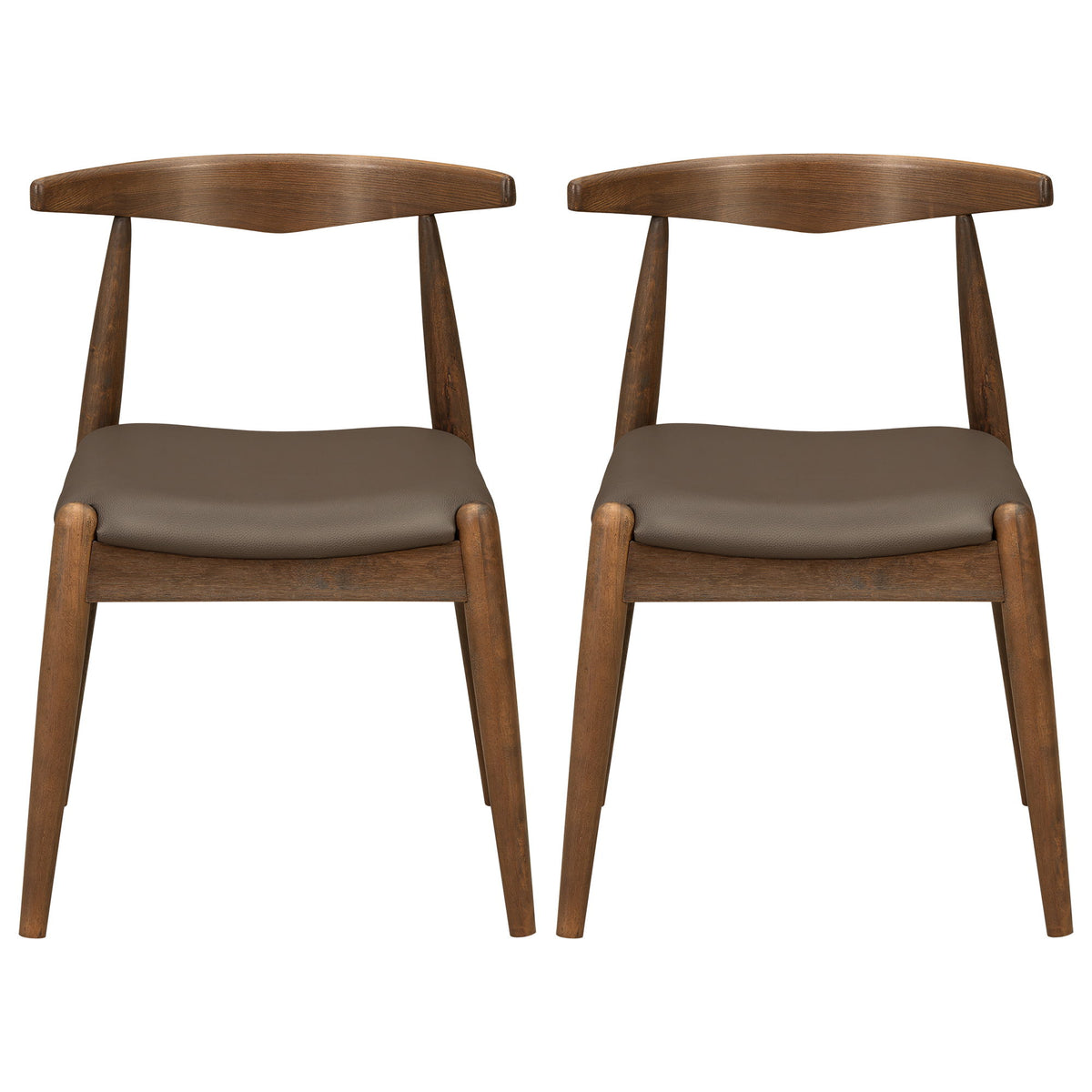 Dining Chairs With Ergonomic Backrest (Set of 2)