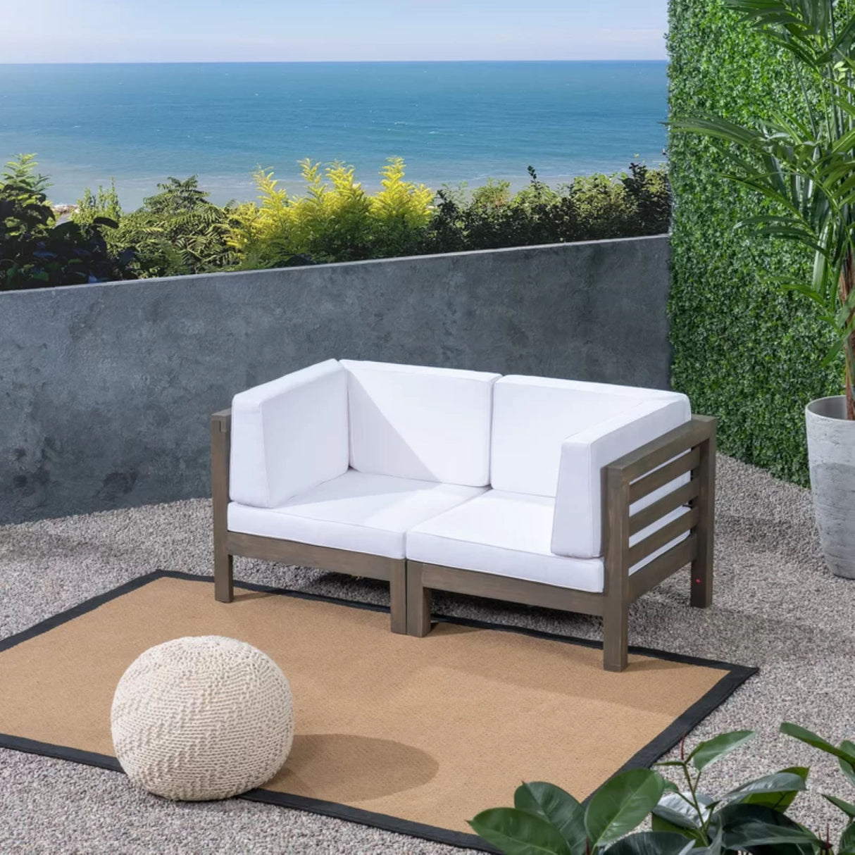 Oana - 2 Piece Loveseat Set With Water Resistant Cushions