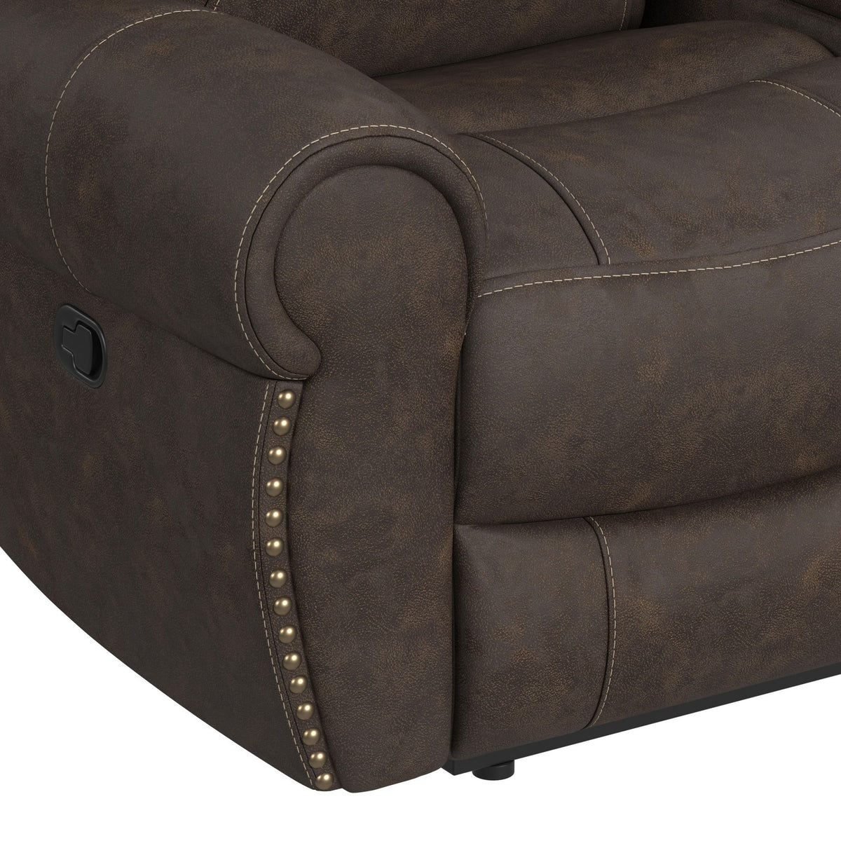Topeka - Recliner - Rocky Brown