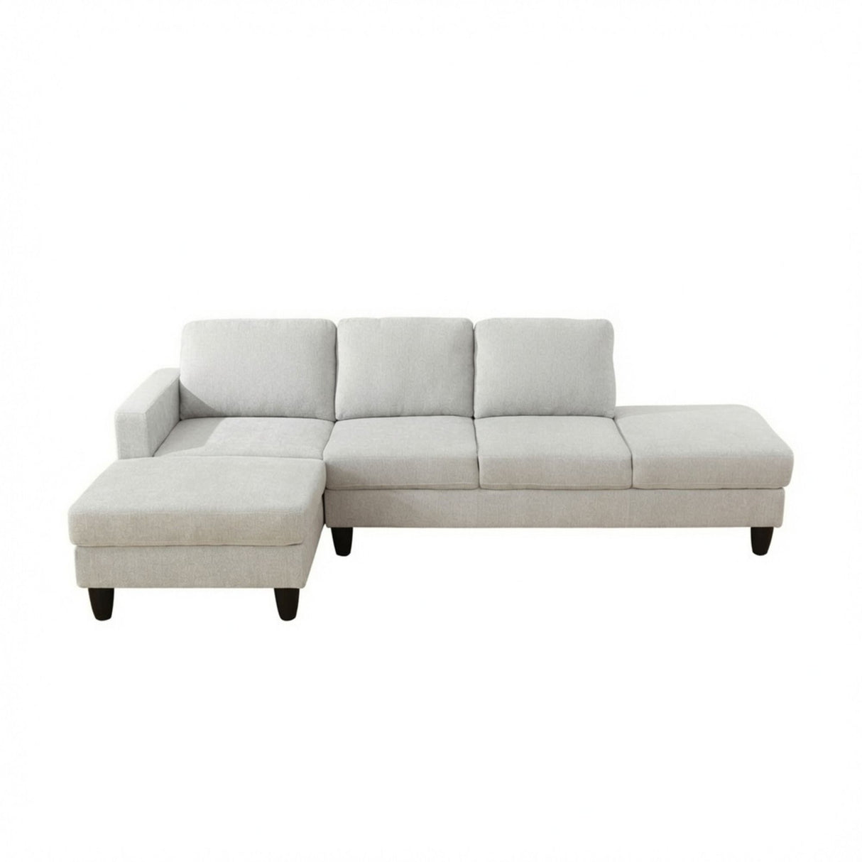 L - Shaped Sectional Sofa With Chaise & Ottoman