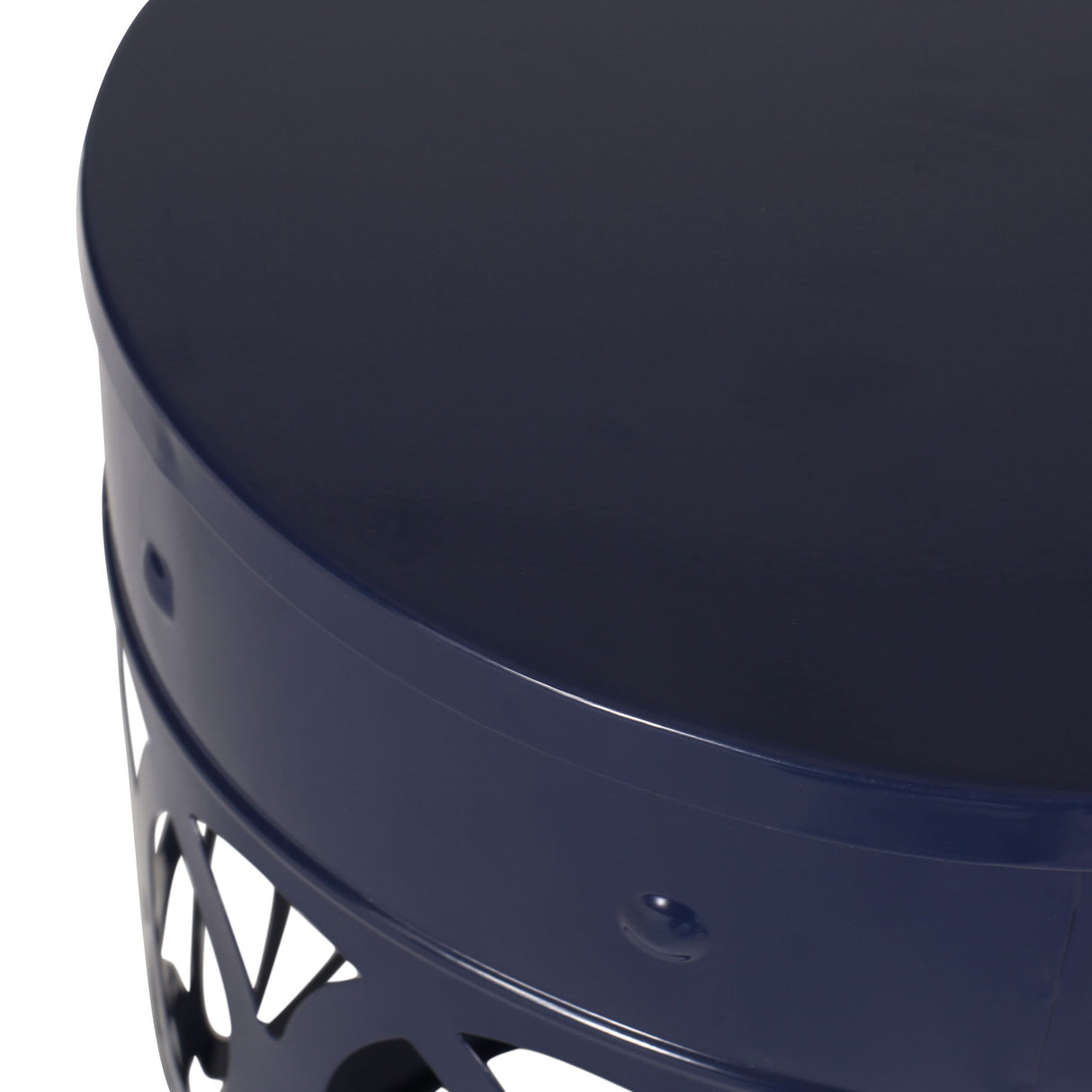 Delight - Powder Coated Iron End Table (Set of 2)