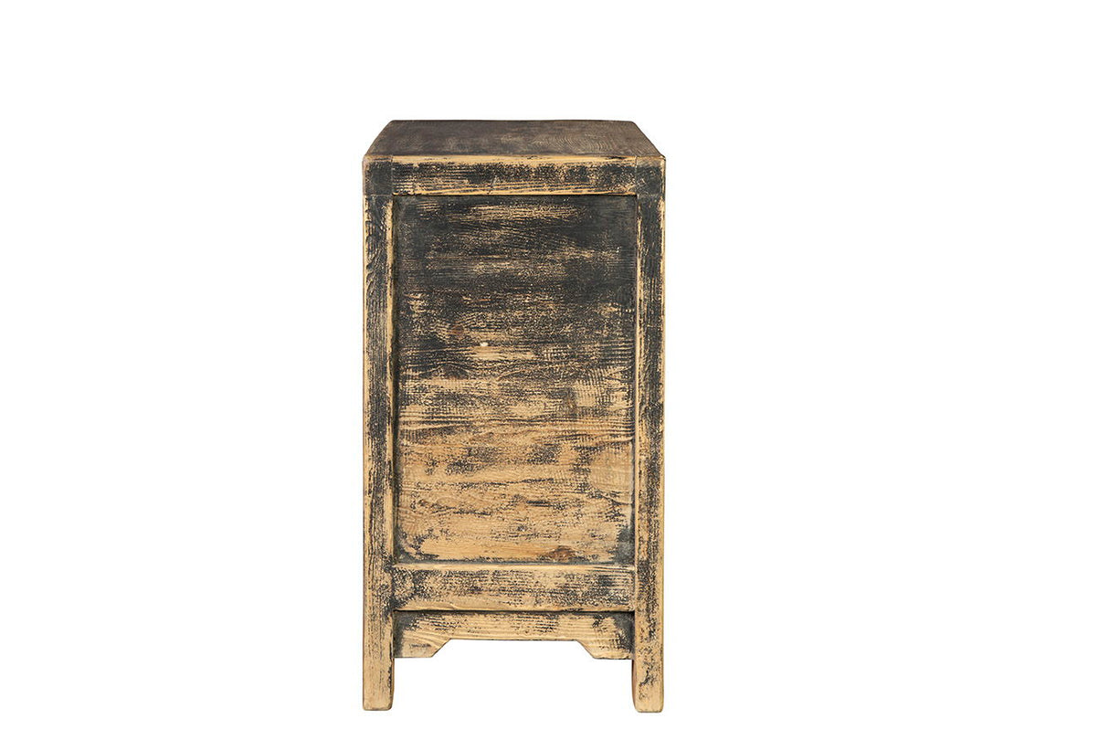 Sutherlind - Cabinet - Dark Gray / Light Brown