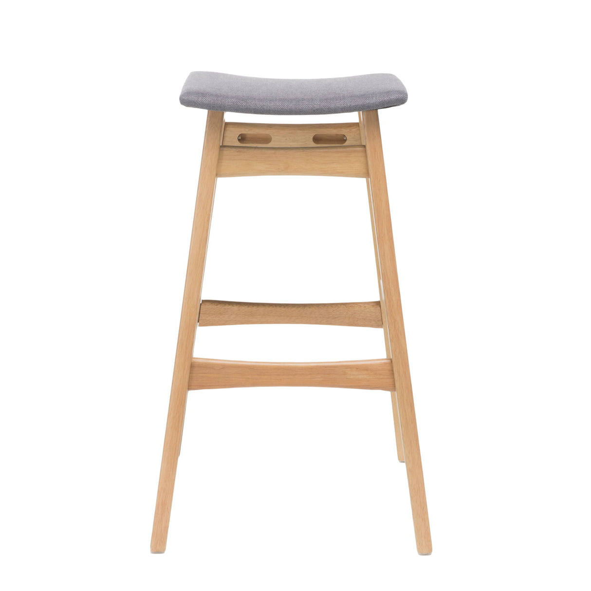 Modern Bar Stool Set With Upholstered Seating