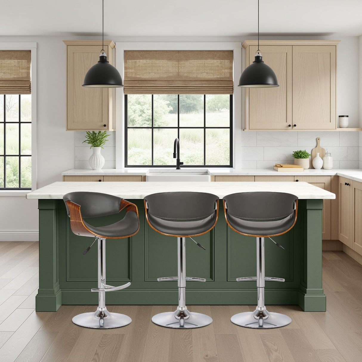 Butterfly - Adjustable Height Swivel Bar Stool