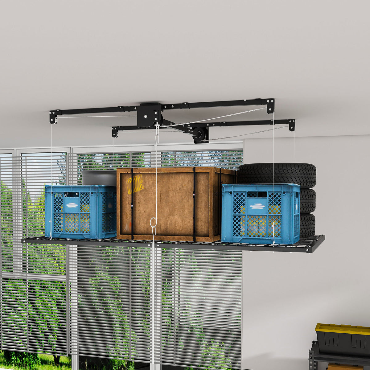 Overhead Garage Storage Rack