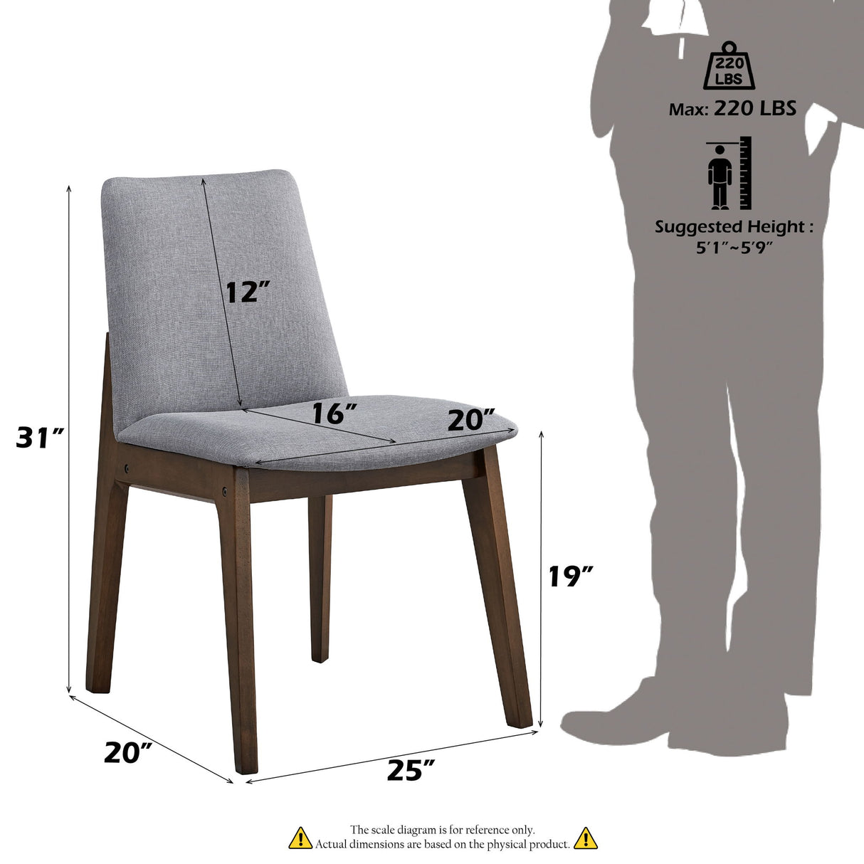 Kaela - Side Chair (Set of 2) - Light Gray - Chair Sets - Alpine Outlets