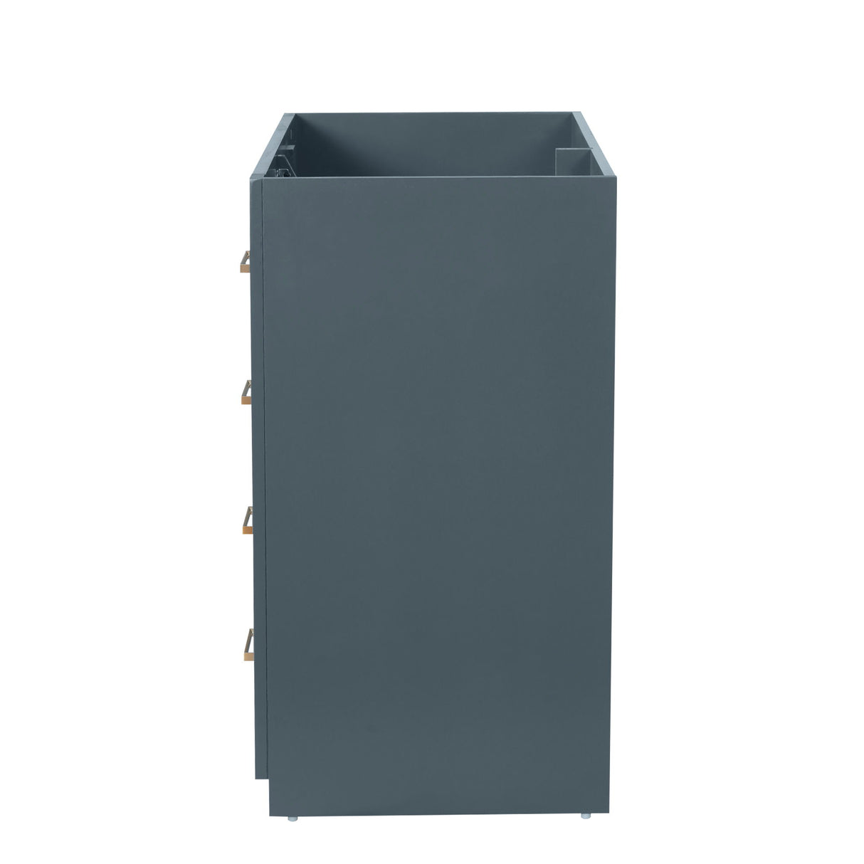 Retro Style Bathroom Vanity With 3 Drawers & Soft-Closing Doors