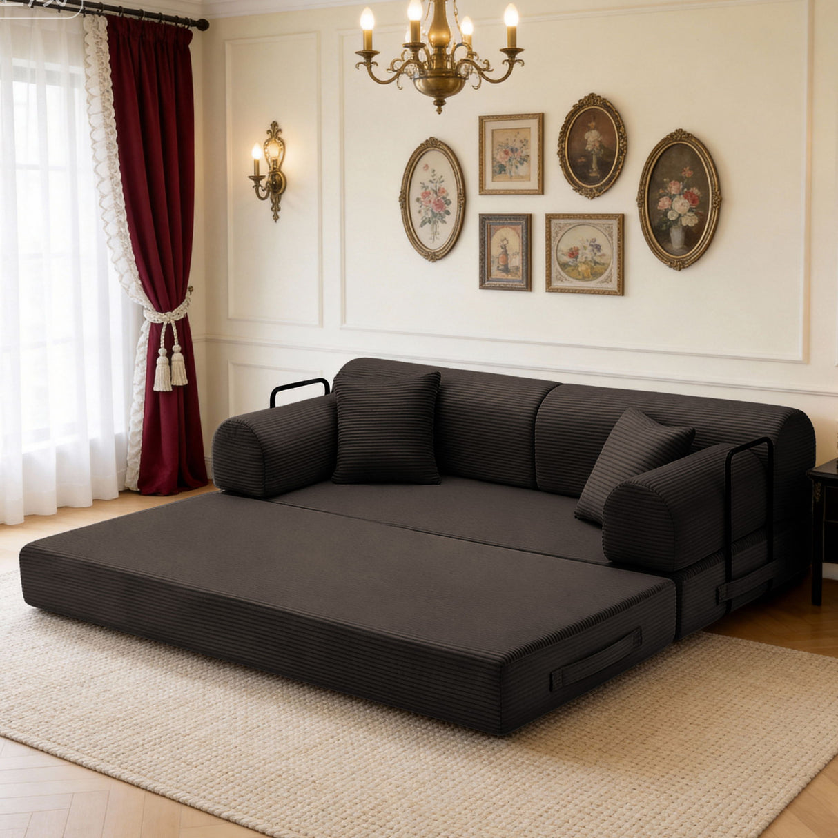 Convertible Sleeper Sofa Bed For Living Room