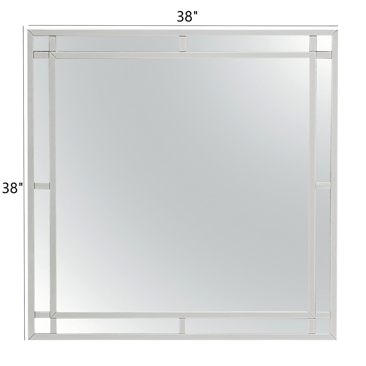 Madison - Mirror - Silver Champagne