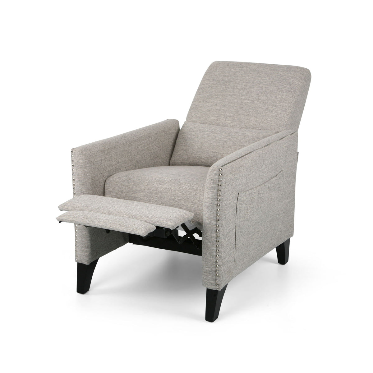 Kiersten - Contemporary Fabric Pushback Recliner